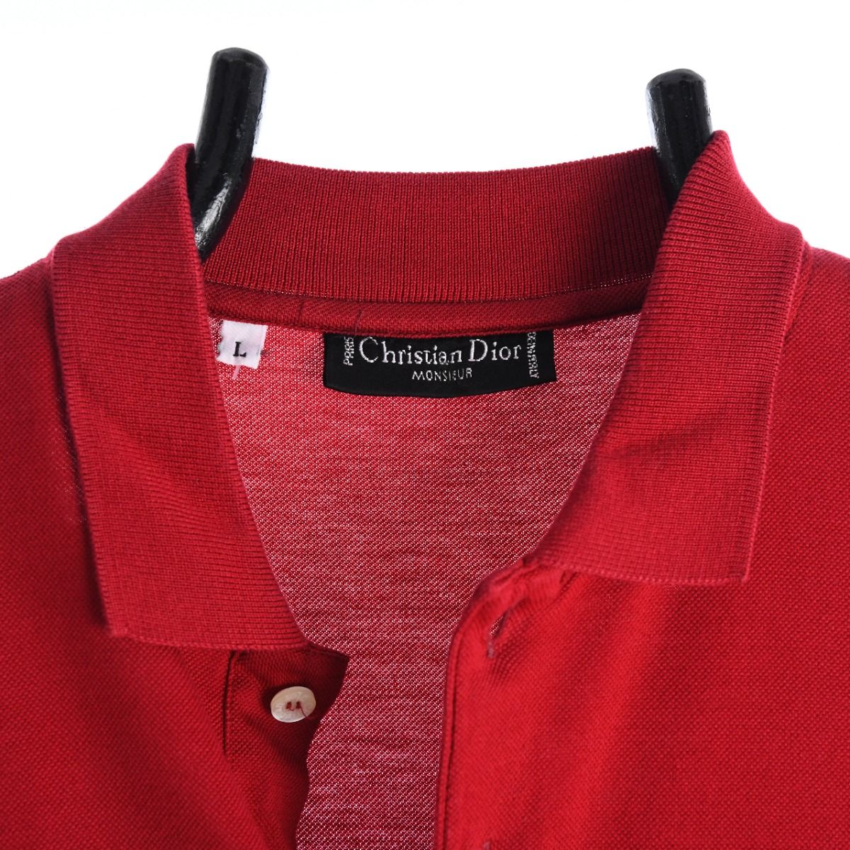 90s Christian Dior Red Polo Top (S)