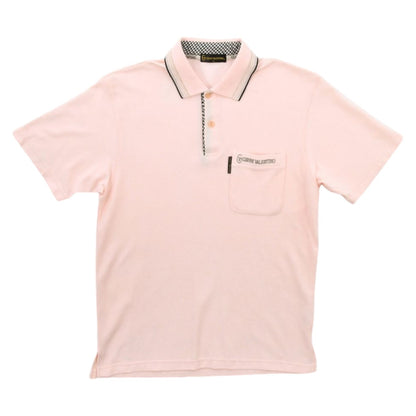 90s Gianna Valentino Peach Polo top (M)