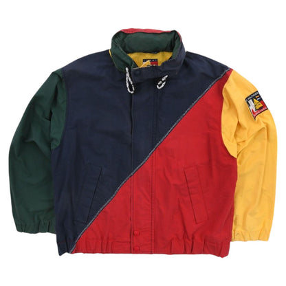 90s Tommy Hilfiger Sailing Gear Colour Block Light Jacket (L)