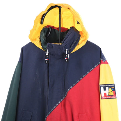 90s Tommy Hilfiger Sailing Gear Colour Block Light Jacket (L)