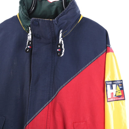 90s Tommy Hilfiger Sailing Gear Colour Block Light Jacket (L)