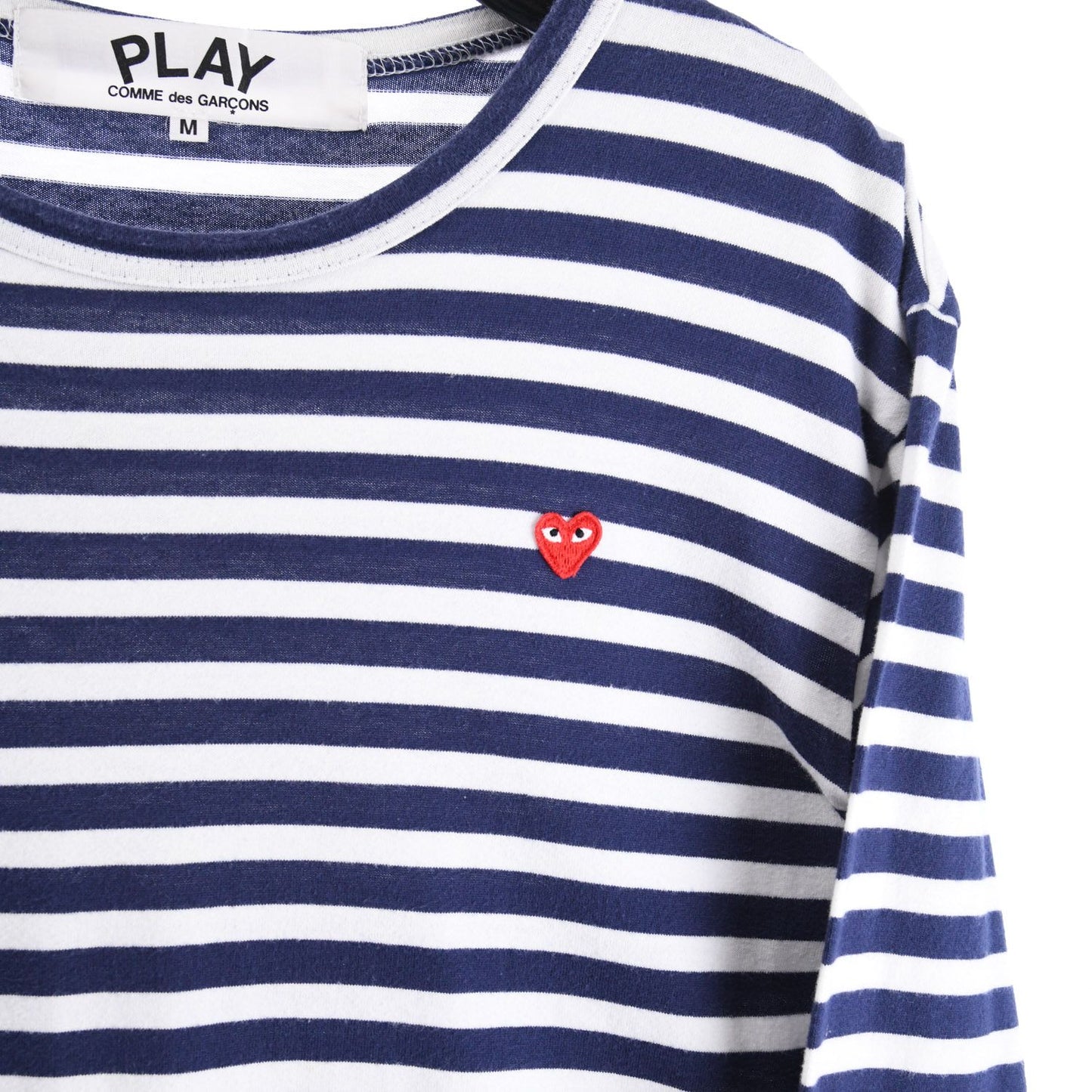 Commes Dez Garcons Play Navy/White T-Shirt (XS)