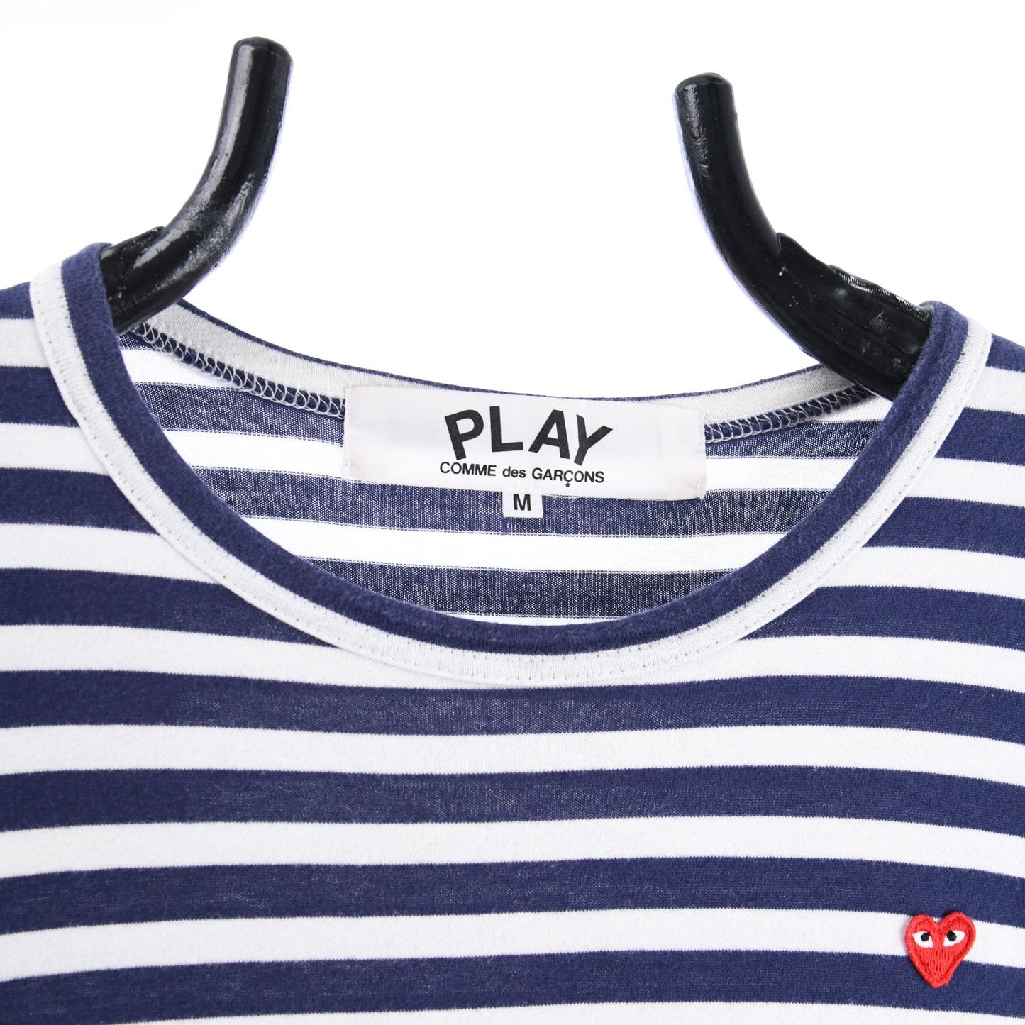 Commes Dez Garcons Play Navy/White T-Shirt (XS)