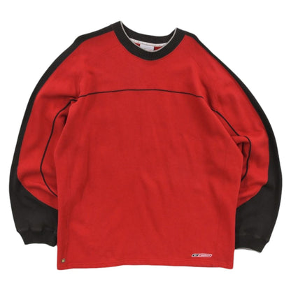 00s Reebok Red Embroidered Sweatshirt (XL)