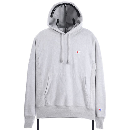 90s Champion Reverse Weave Grey Heavy Hoodie (S)