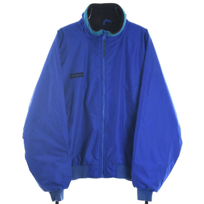 90s Columbia Blue Fleece Lined Light Jacket (XXL)