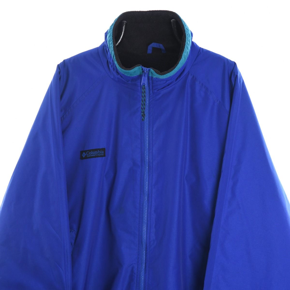 90s Columbia Blue Fleece Lined Light Jacket (XXL)