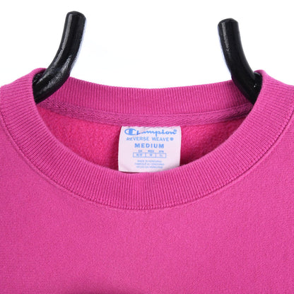 90s Champion Reverse Weave Pink Sweatshirt (M)