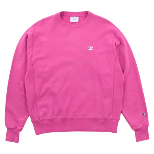 90s Champion Reverse Weave Pink Sweatshirt (M)