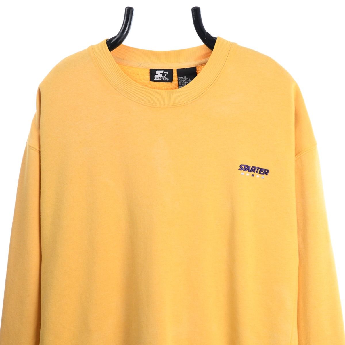 00s Starter Yellow Embroidered Sweatshirt (XL)