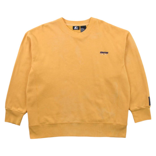 00s Starter Yellow Embroidered Sweatshirt (XL)