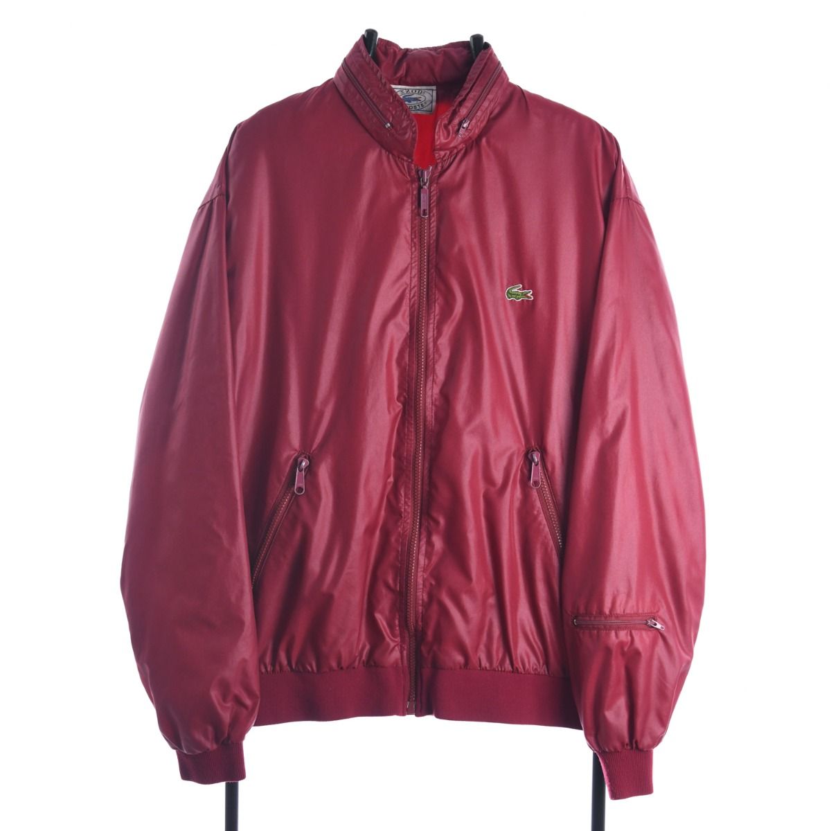 80s Lacoste Izod Burgundy Light Jacket (M)