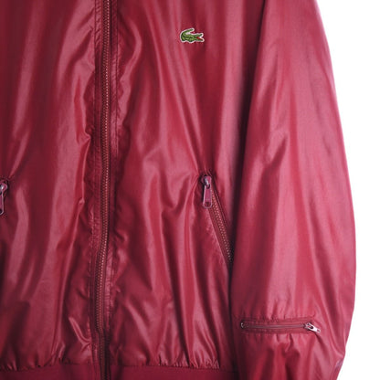 80s Lacoste Izod Burgundy Light Jacket (M)