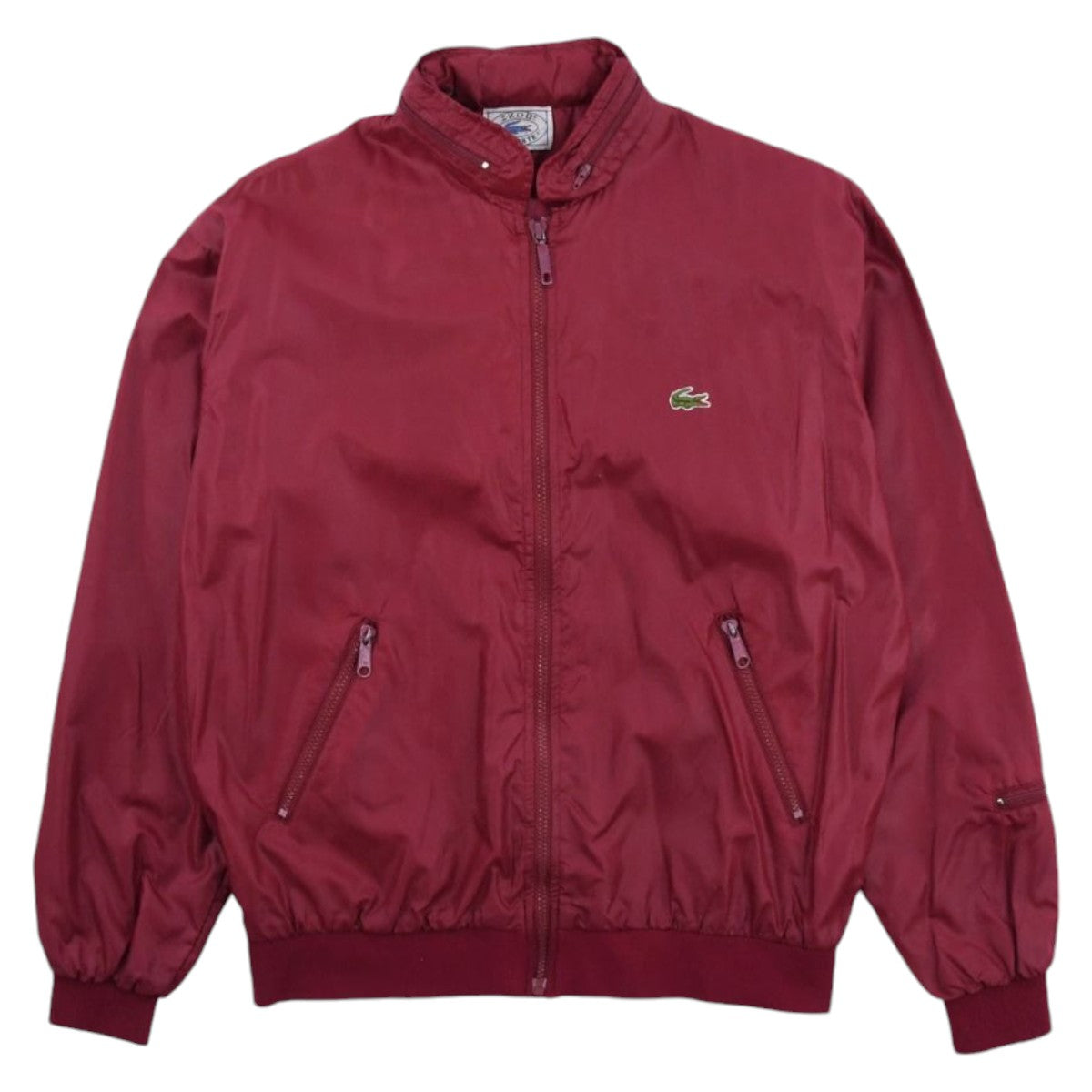 80s Lacoste Izod Burgundy Light Jacket (M)