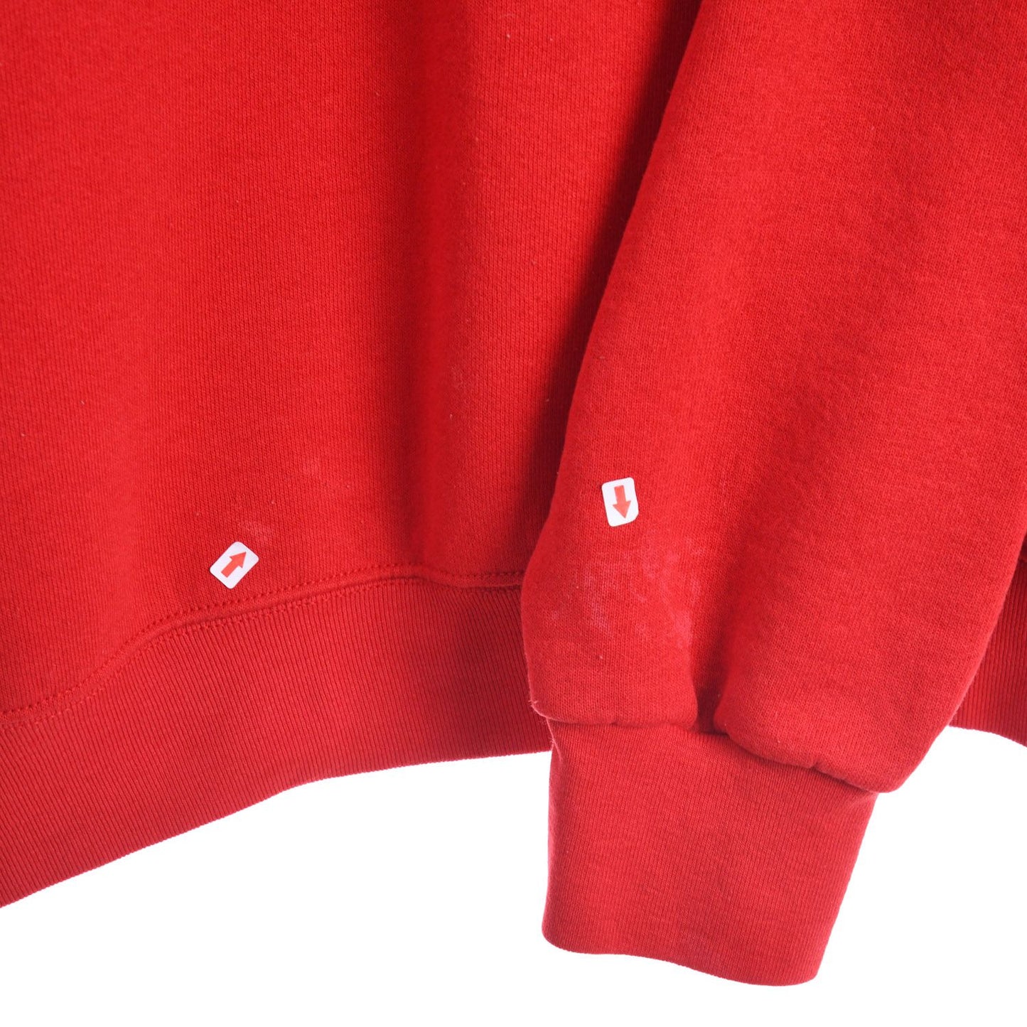 90s tommy Hilfiger Red Embroidered Sweatshirt (L)