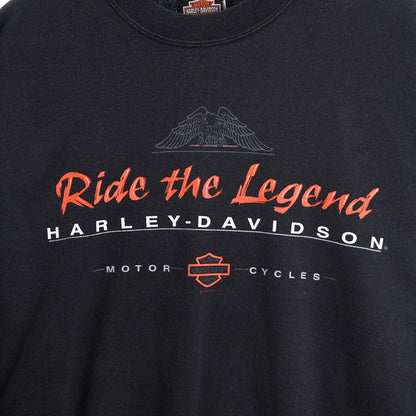 00s Harley Davidson Black Sweatshirt (S)