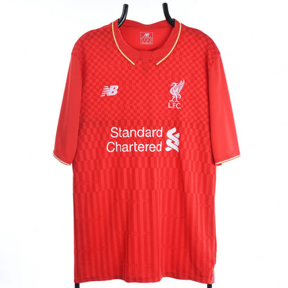 2015-16 Liverpool Home New Balance Red Shirt (XL)