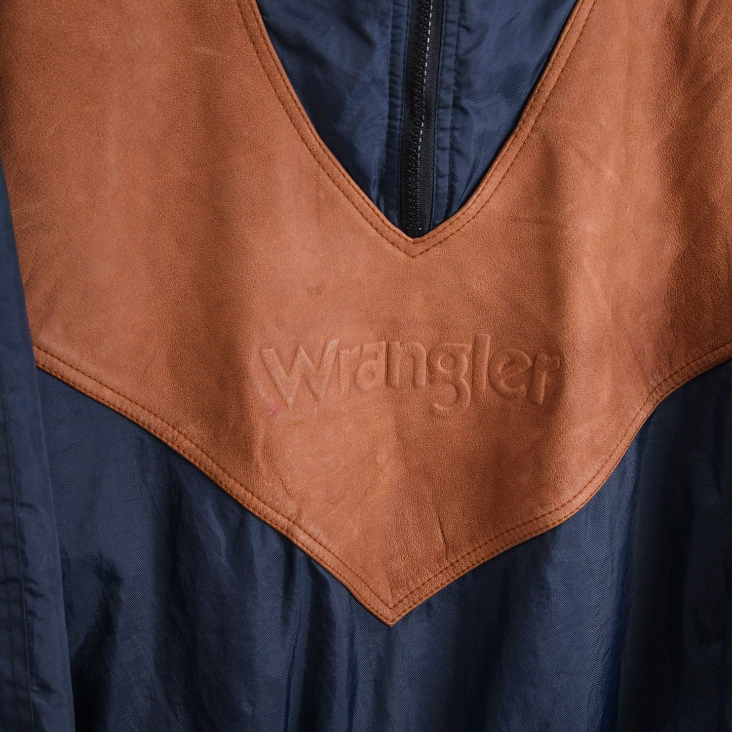 80s Wrangler Navy Thinsulate Pullover Jacket (XL)