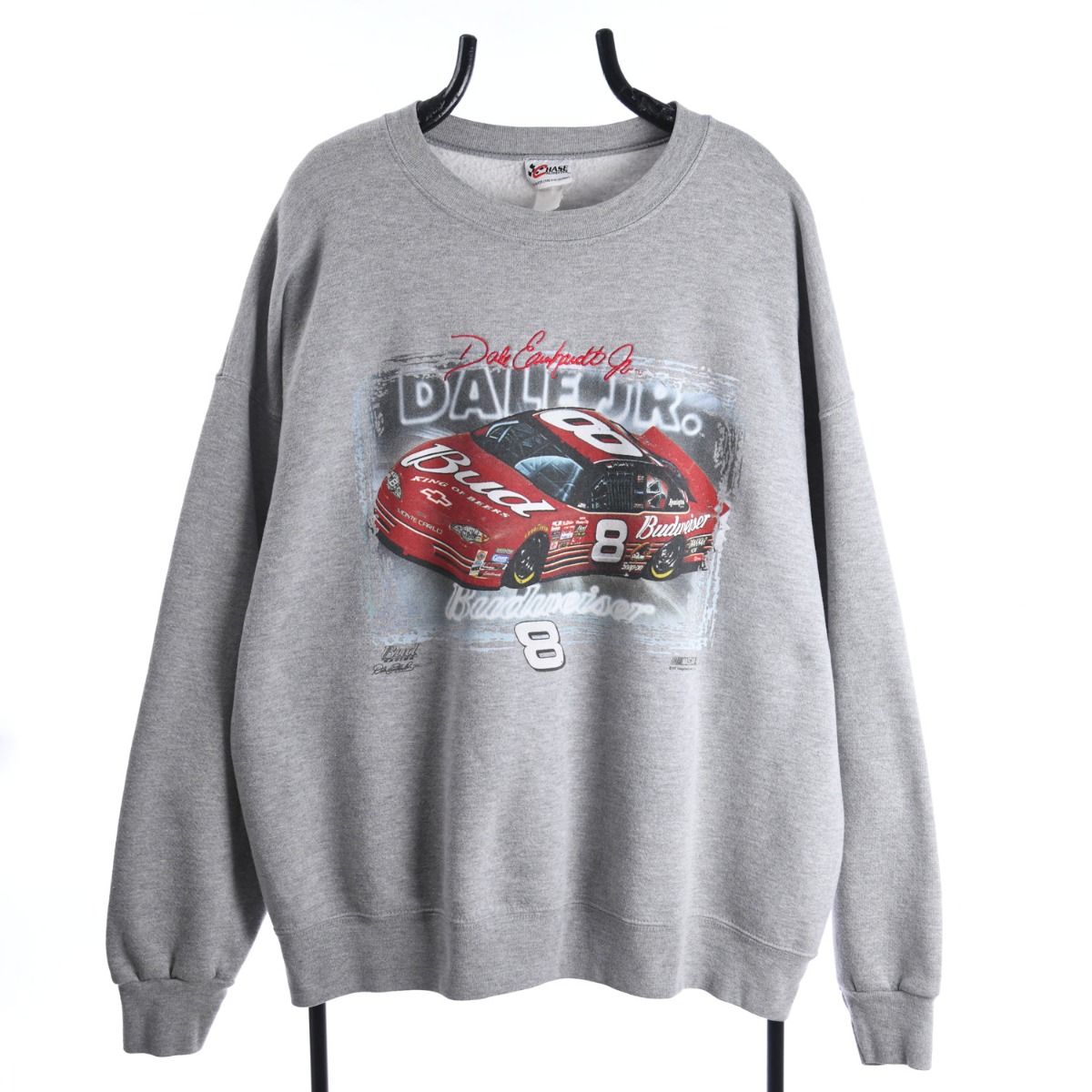 90s chase Authentic Dale Earnhardt Grey Sweatshirt (XXL)