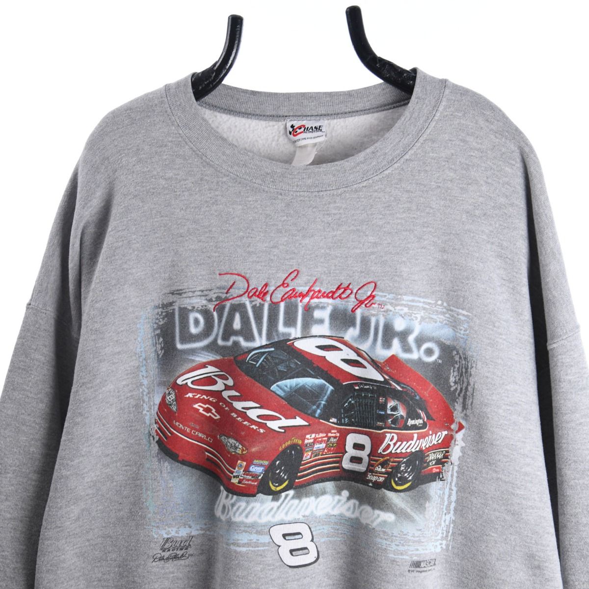 90s chase Authentic Dale Earnhardt Grey Sweatshirt (XXL)