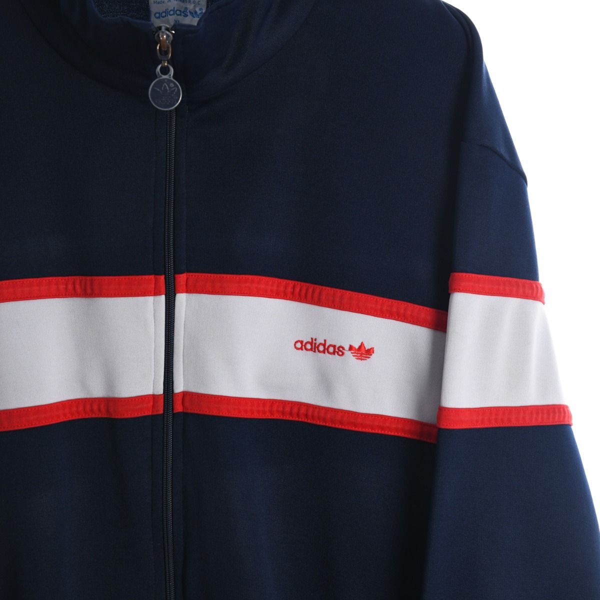 80s Adidas Navy Track Jacket (XL)