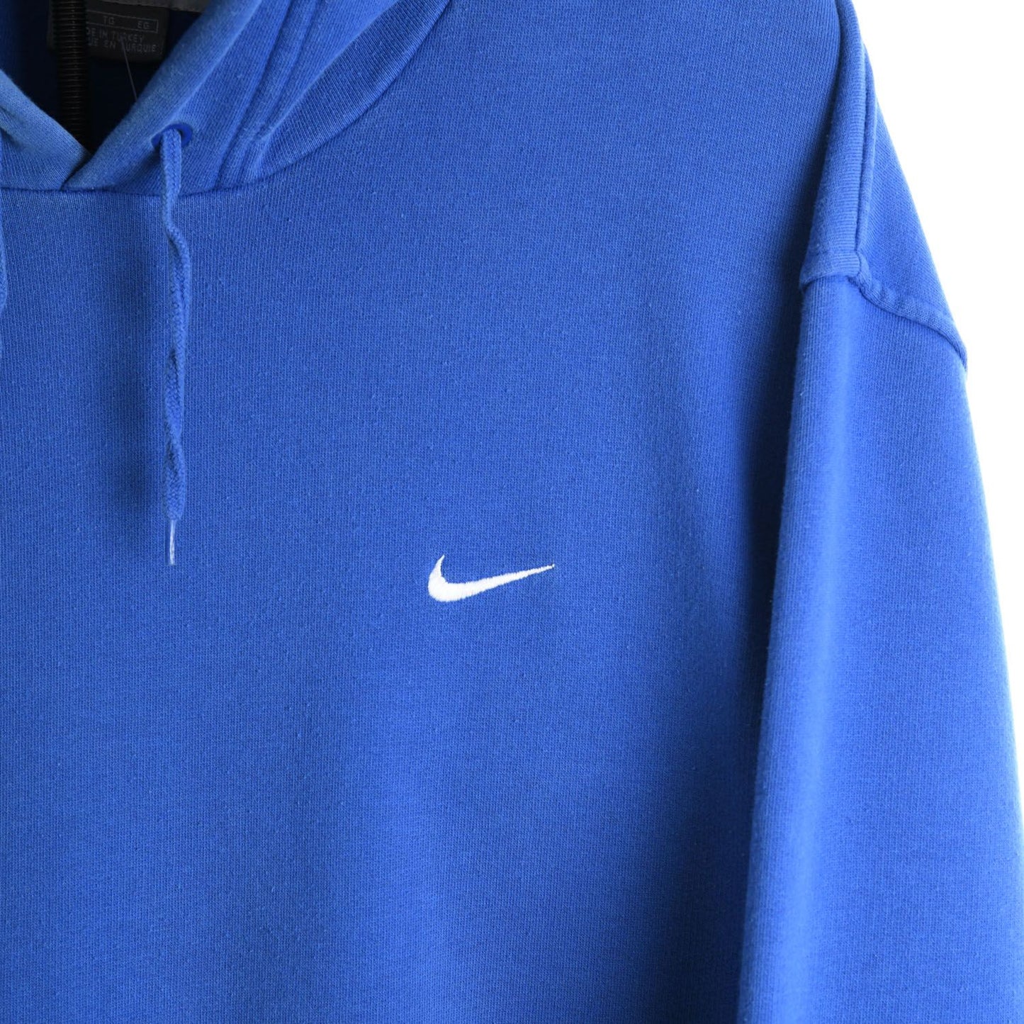 00s Nike Blue Embroidered Hoodie (XXL)