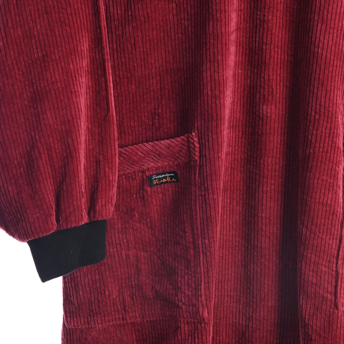 70s Red Corduroy Sweatshirt (L)