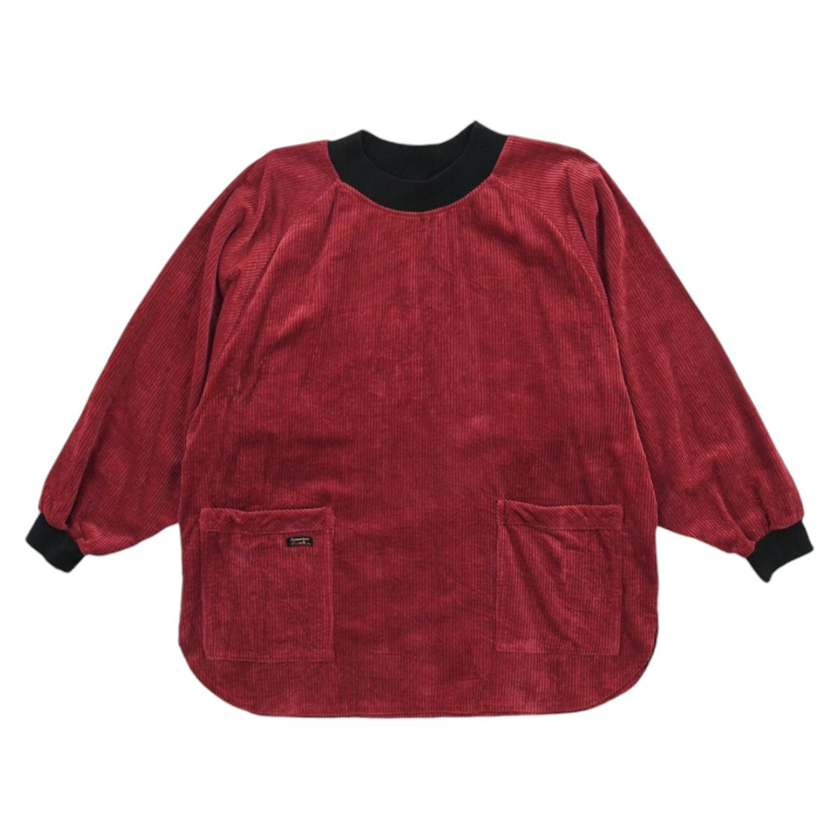 70s Red Corduroy Sweatshirt (L)