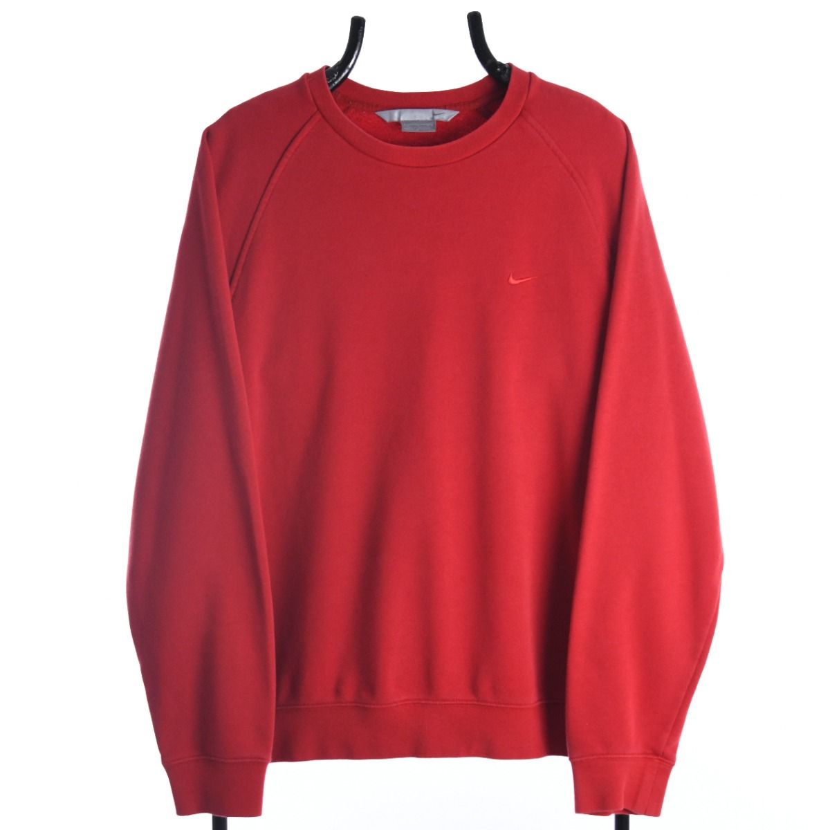 00s Nike Red Embroidered Sweatshirt (M)