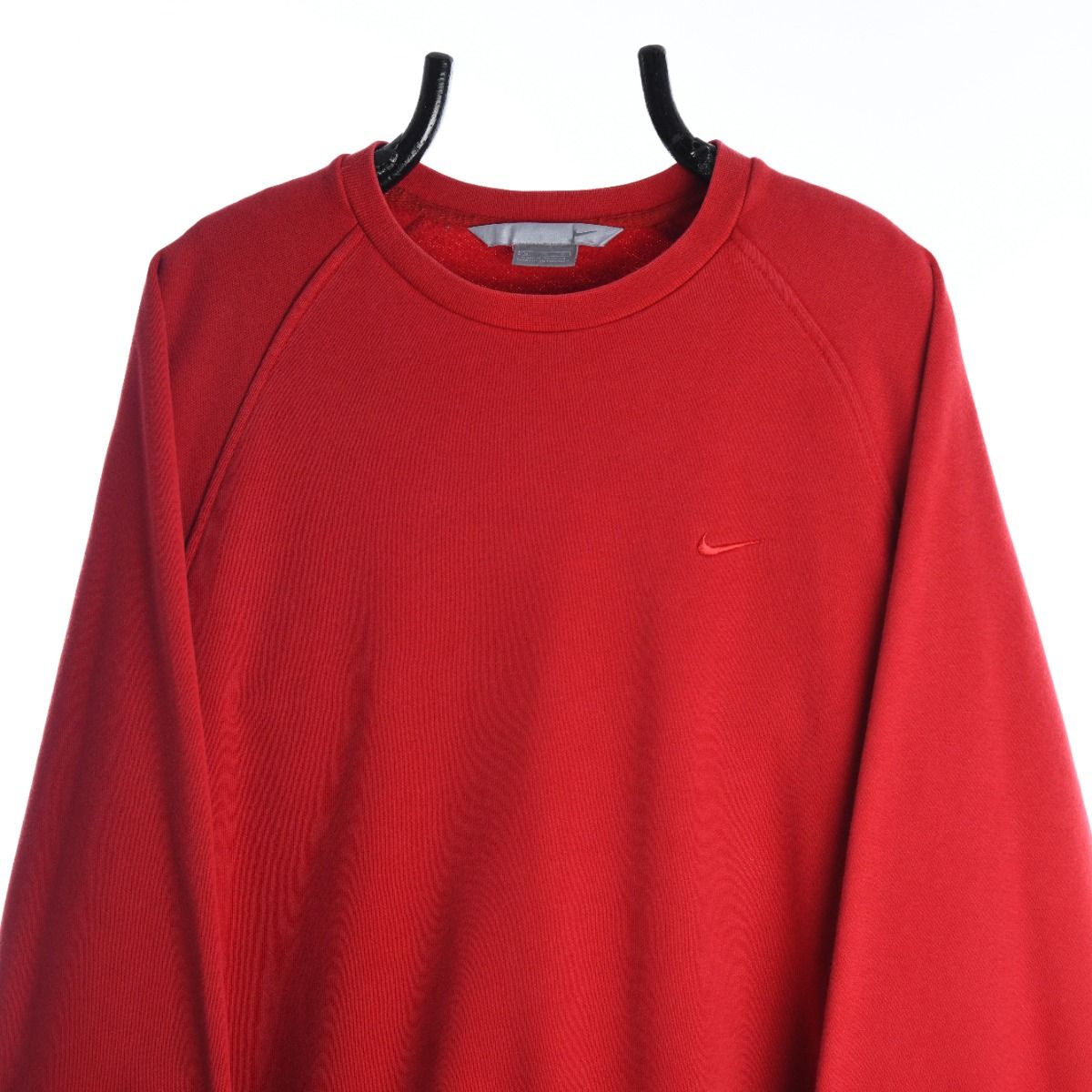 00s Nike Red Embroidered Sweatshirt (M)