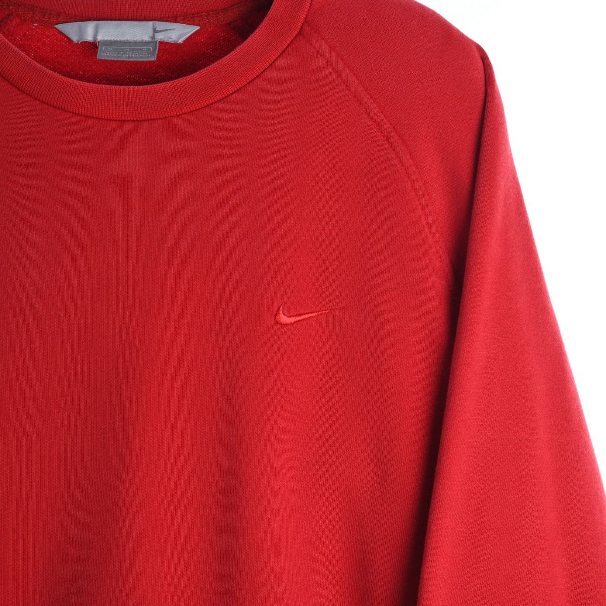 00s Nike Red Embroidered Sweatshirt (M)