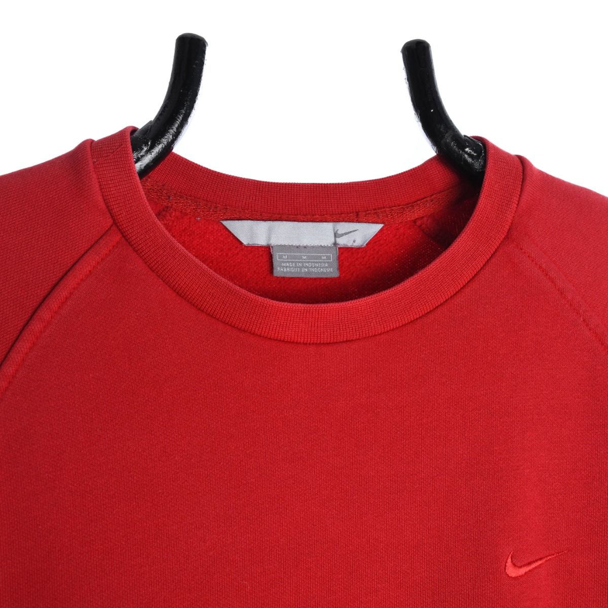 00s Nike Red Embroidered Sweatshirt (M)