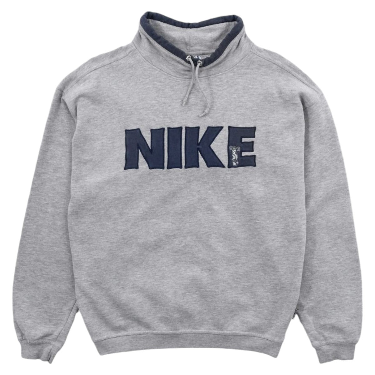 90s Nike (Cidesport) Grey Embroidered Sweatshirt (S)