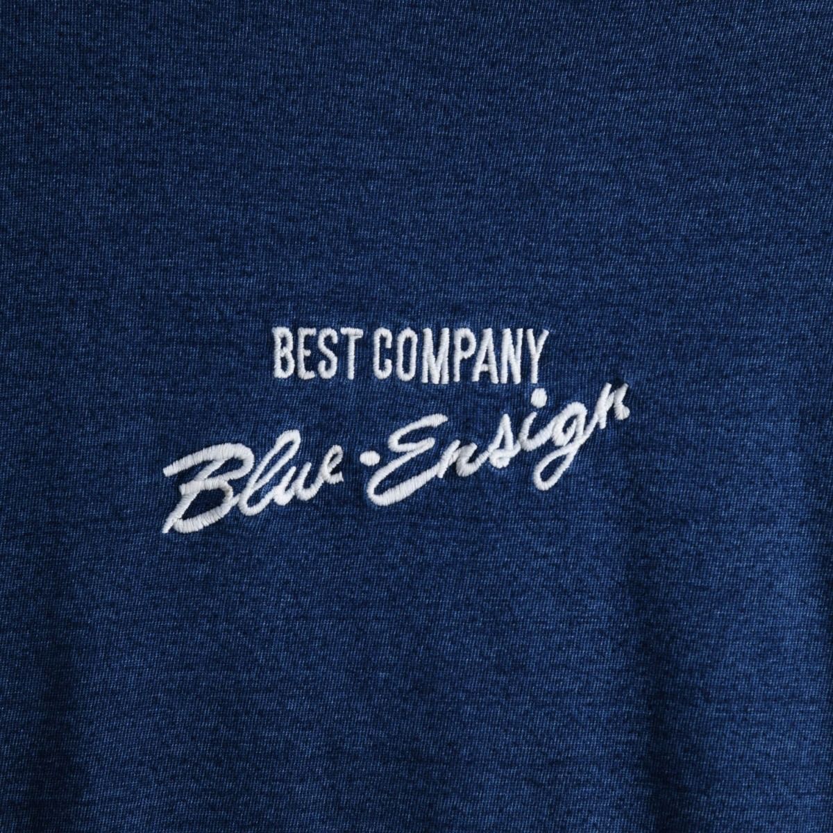 90s Best Company Navy Embroidered T-Shirt (M)