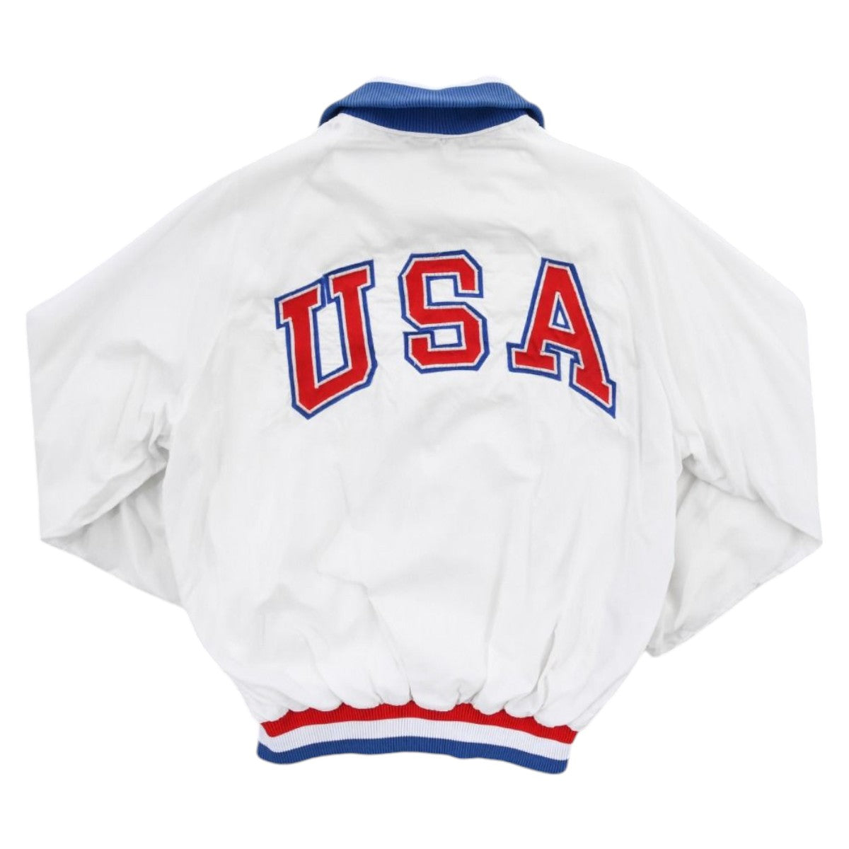 90s Champion USA Olympics Training Centre White Varsity Jacket (L)