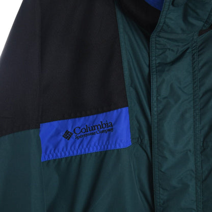 90s Columbia Green/black Light Jacket (XXL)