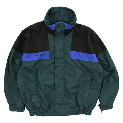 90s Columbia Green/black Light Jacket (XXL)