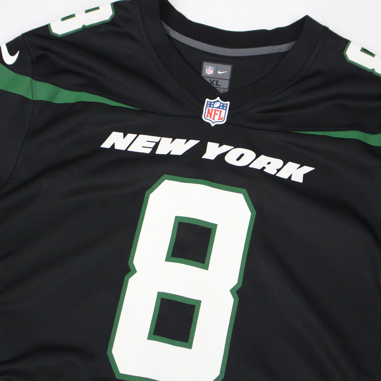 New York Jets Nike Black #8 Moore Jersey (XL)