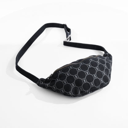 00s Playboy Black Printed Bumbag