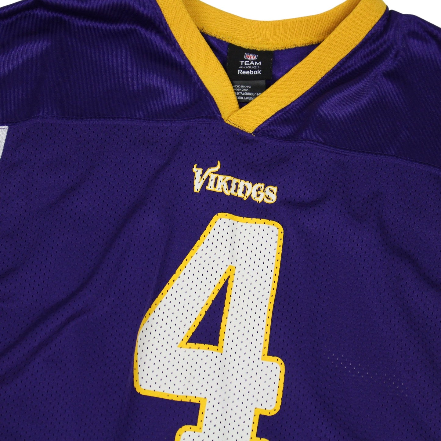 Minnesota Vikings NFL Purple #4 Favre Jersey (S)