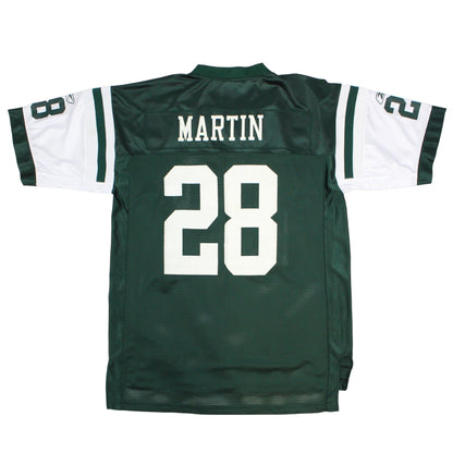 New York Jets Reebok Green #28 Martin Jersey (XL)