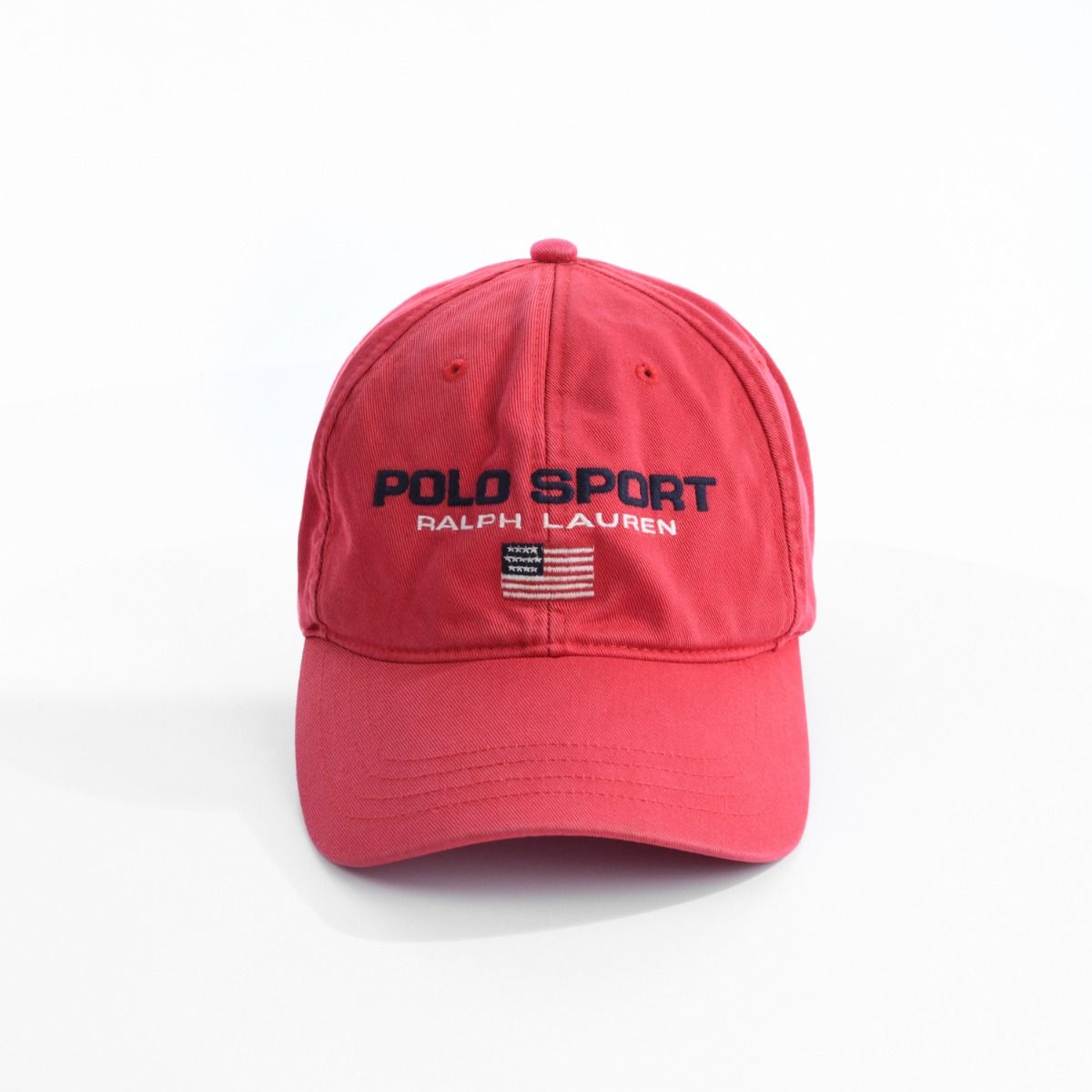 90s Polo Sport Red Baseball Cap