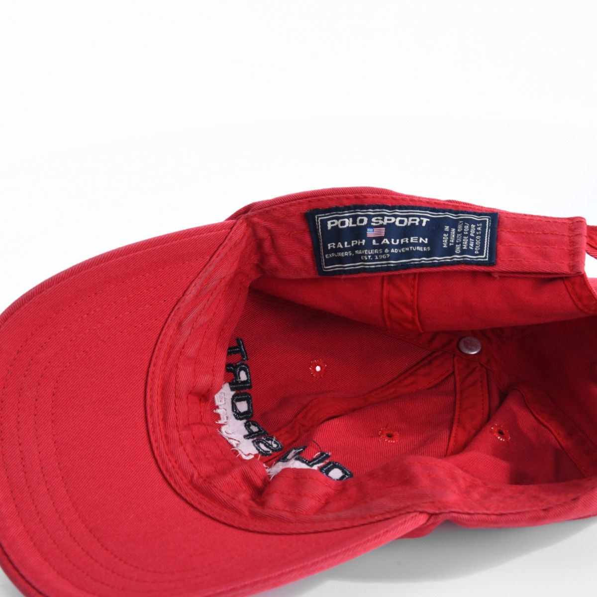 90s Polo Sport Red Baseball Cap