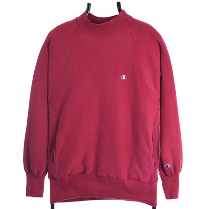 90s Champion Reverse Weave Red Heavy Sweatshirt (M)