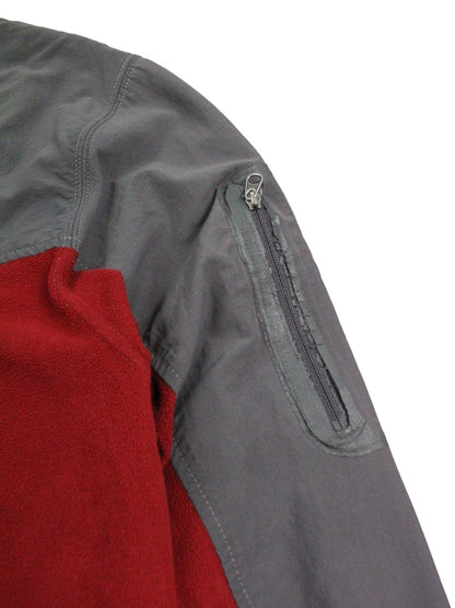 the North Face TKA 100 Red 1/4 Fleece (S)