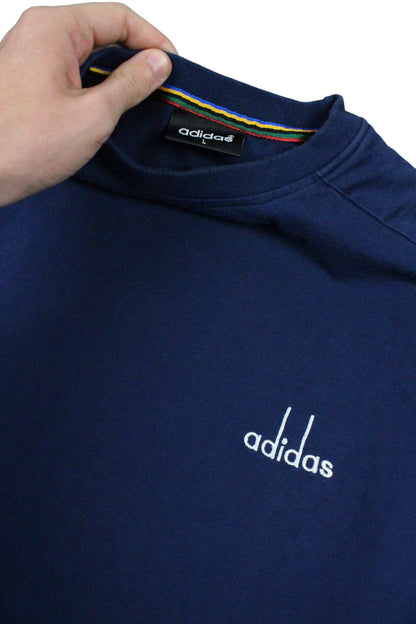 90s Adidas Cortina Olympics Navy Sweatshirt (XL)